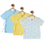 Miniklub Po3 Front Open Venst - White/Yellow/Blue, 6-9m